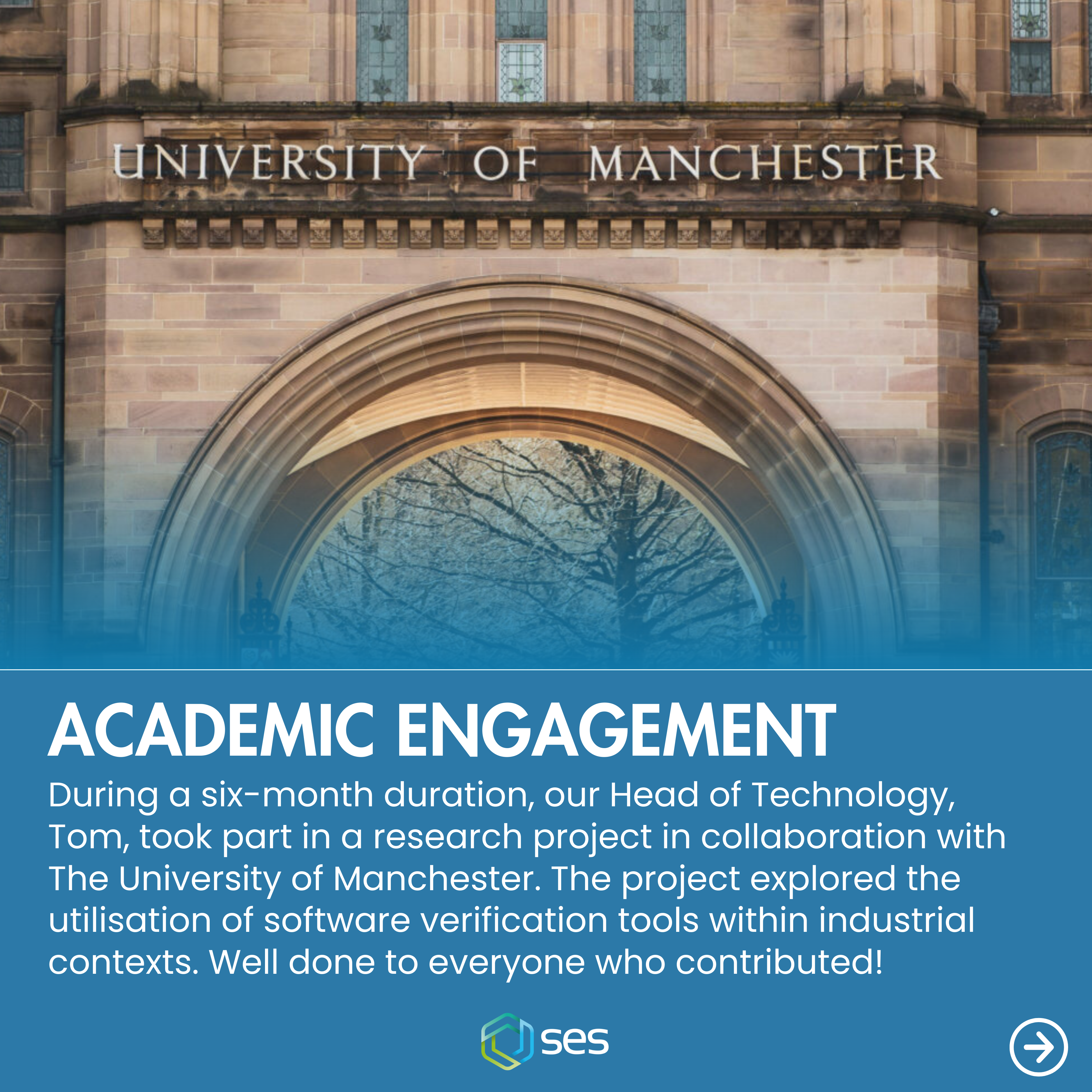 SES Secure Collaboration with The University of Manchester